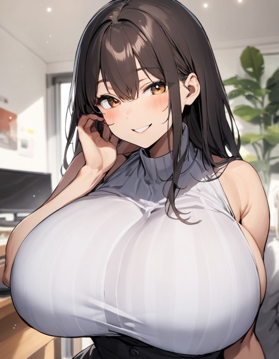 淫乱爆乳人妻 画像1