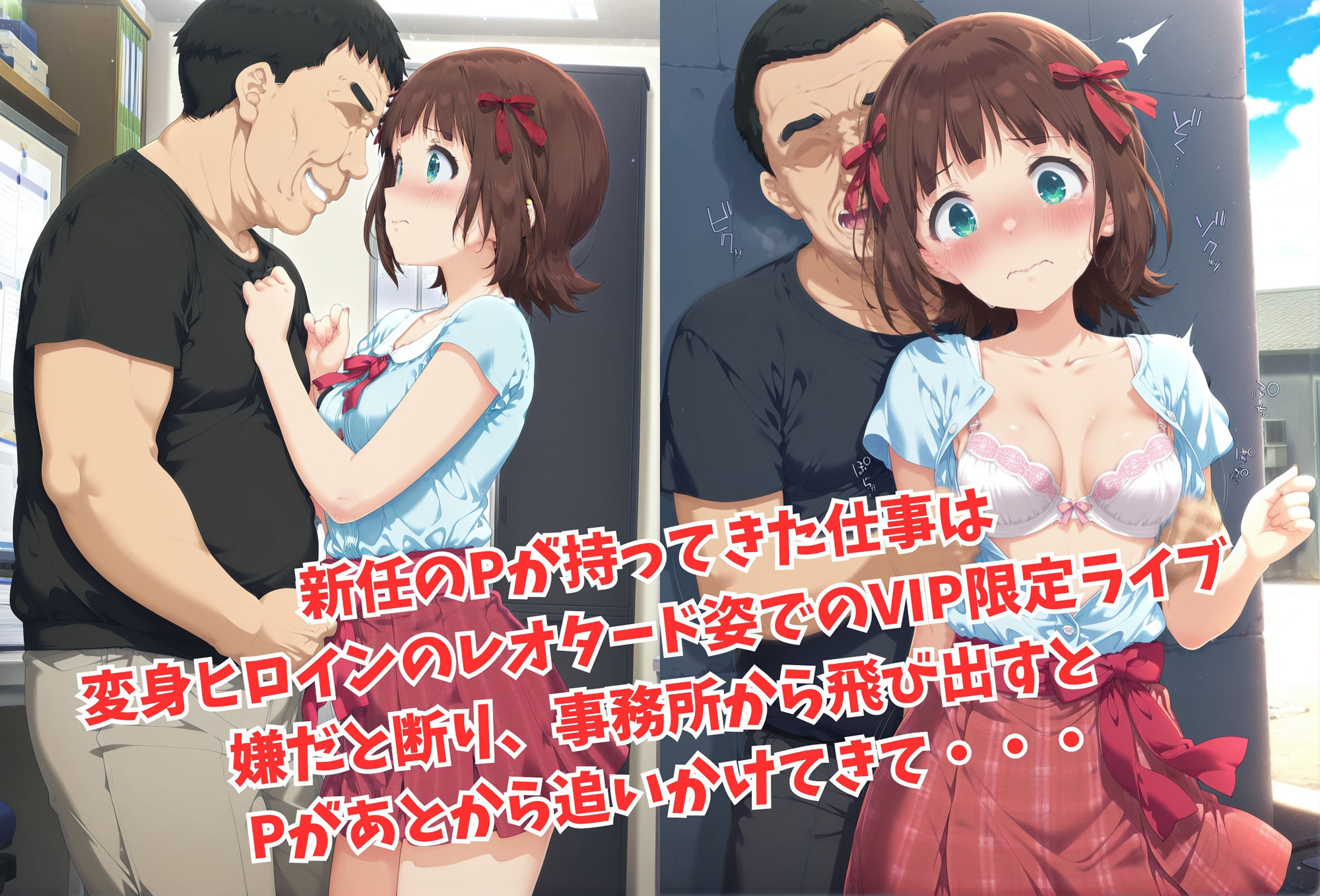 サンプル画像1:がんばれ！はるかちゃん☆(絵心あいのAI生成アトリエ) [d_591881]