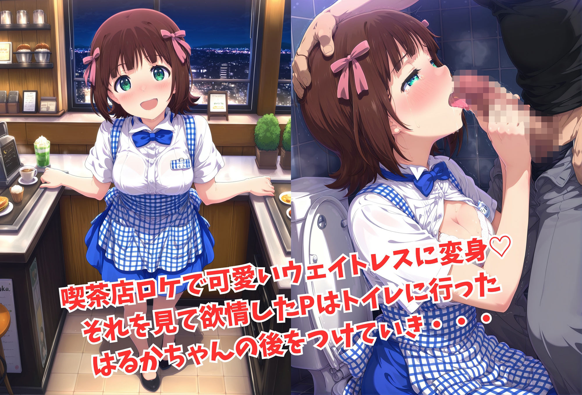 サンプル画像2:がんばれ！はるかちゃん☆(絵心あいのAI生成アトリエ) [d_591881]