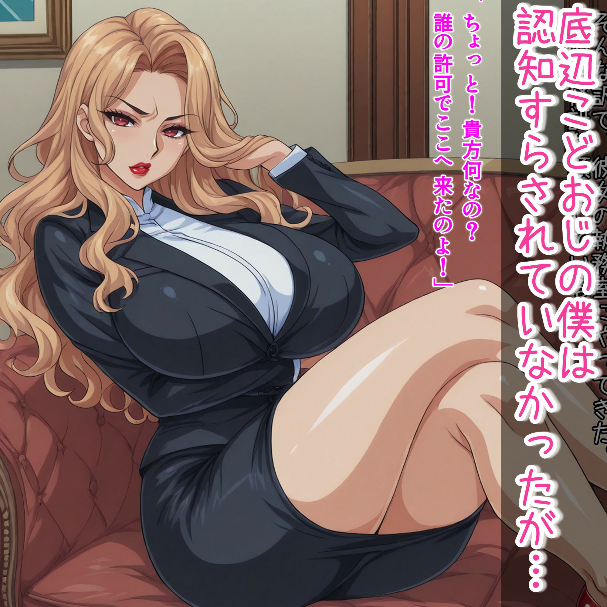 サンプル画像2:超爆乳のエリート女上司をアプリで私物化して全身くまなく好き放題する(あちみ屋) [d_591882]