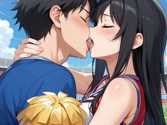 選手を応援しにきたチアリーダと屋外で孕ませプレイ 画像1