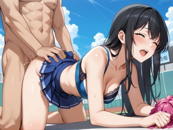 選手を応援しにきたチアリーダと屋外で孕ませプレイ 画像5