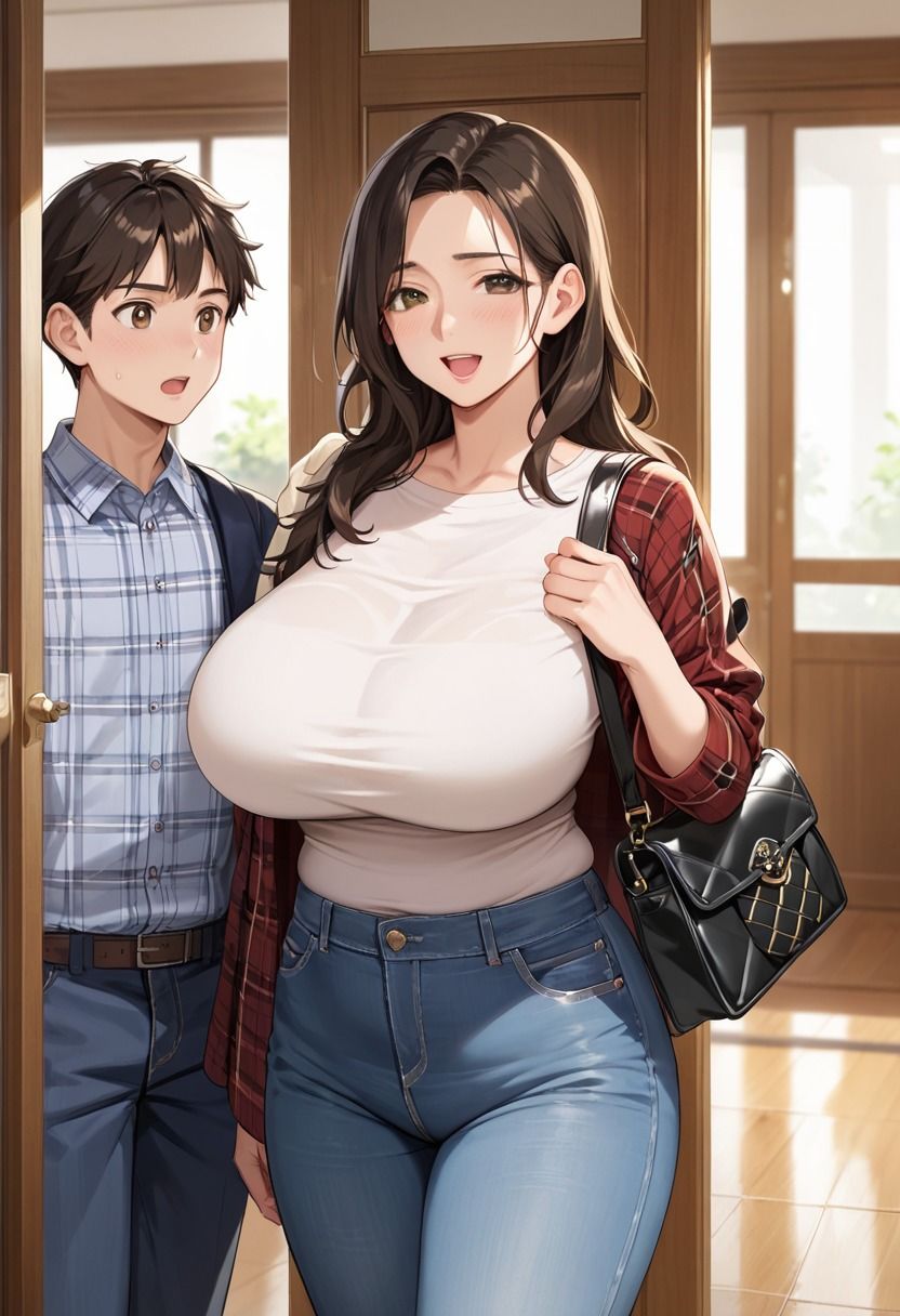 性欲処理 巨乳人妻が息子の友達に抱かれる話2