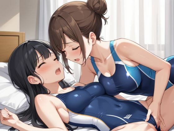 水泳合宿に行ったが練習そっちのけでハーレムSEXする 画像6