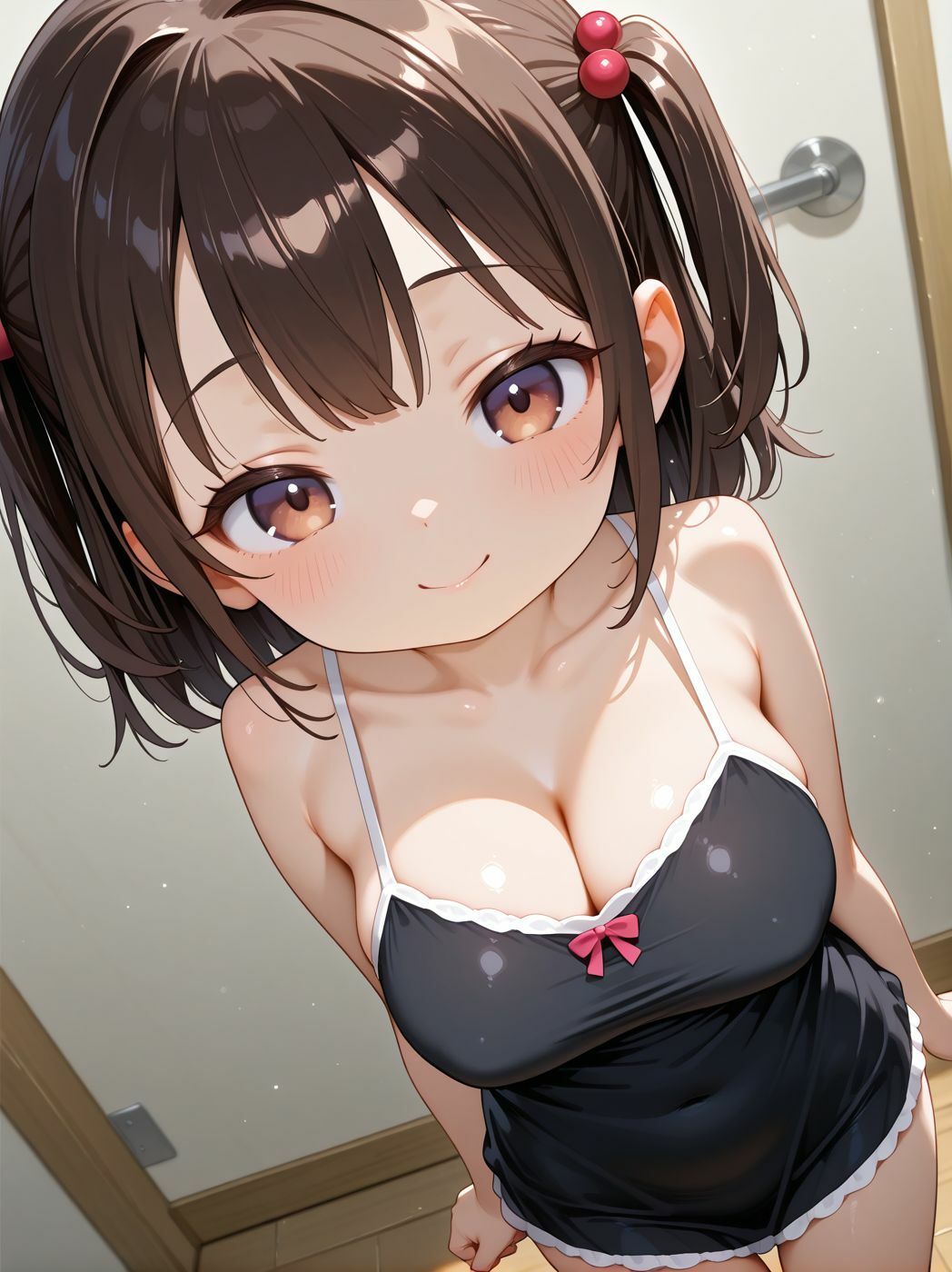 サンプル画像5:巨乳の後輩が誘惑するので生挿入したら最高だった 「先輩なのにいっぱい出しちゃったね」(nes_aiart) [d_591946]