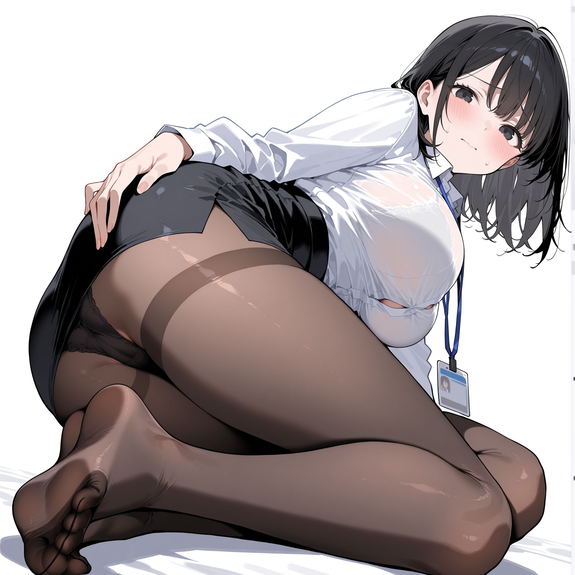 黒タイツ OL編 画像1