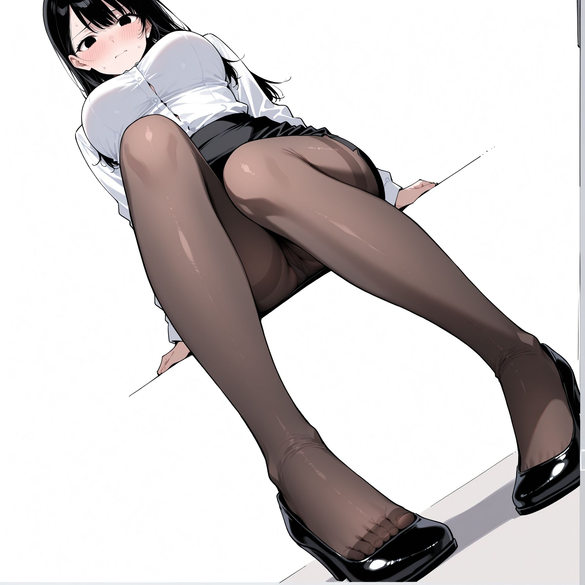 黒タイツ OL編 画像2