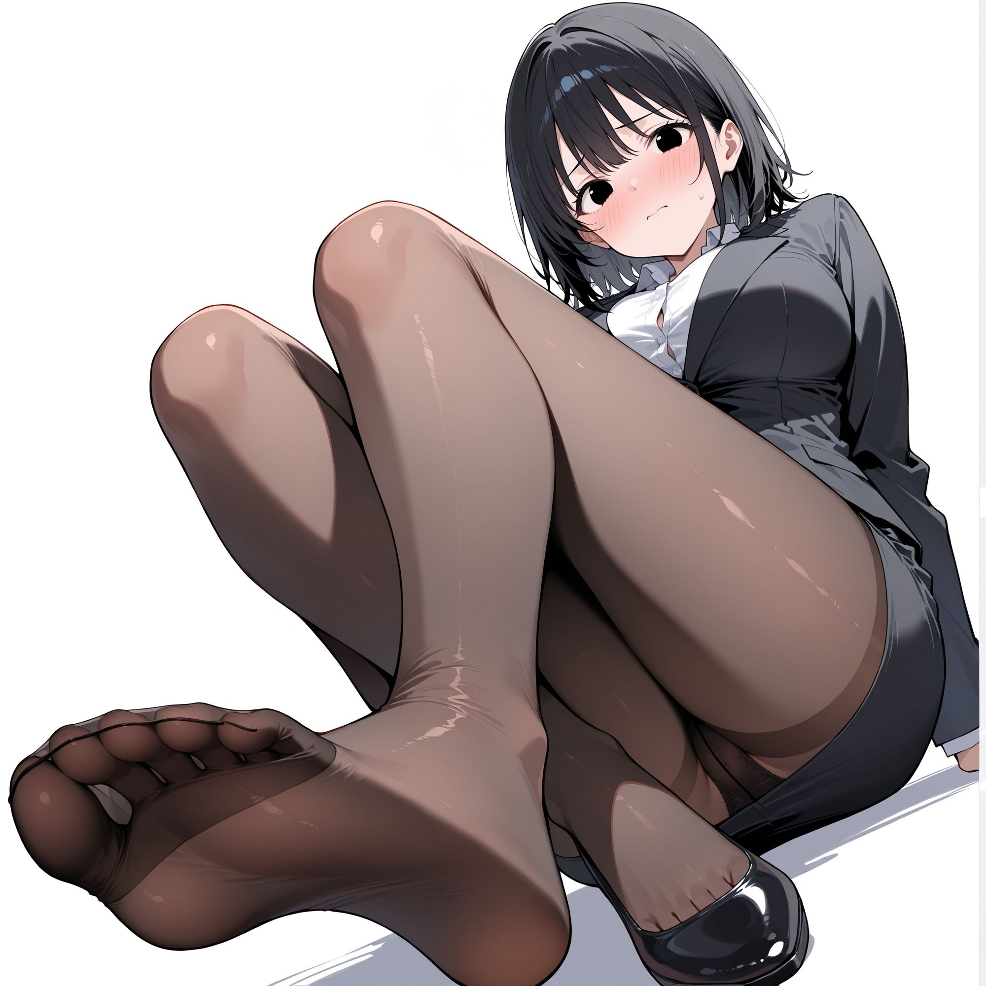 黒タイツ OL編 画像4