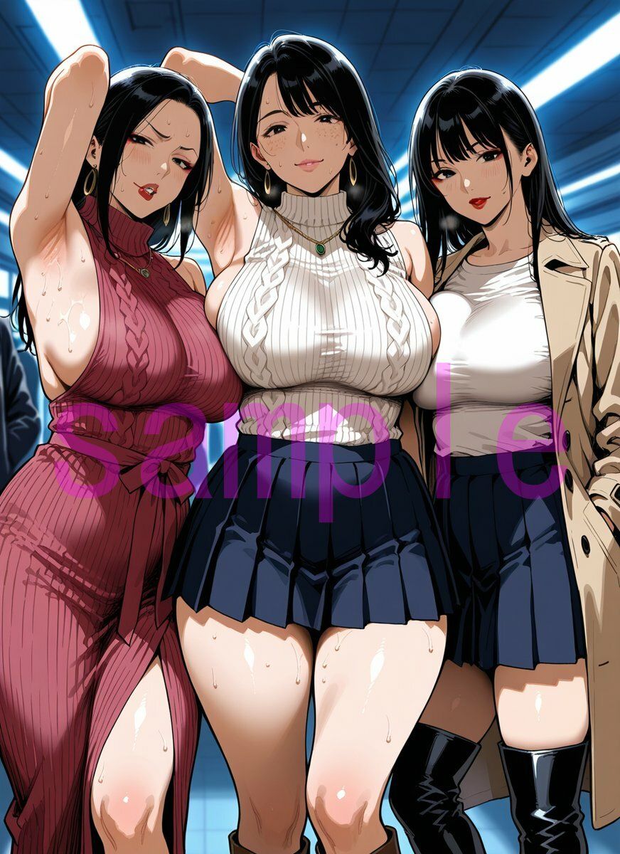 サンプル画像2:美魔女たちがひたすらワキを見せてくるCG写真集(絶倫影法師2次) [d_591974]