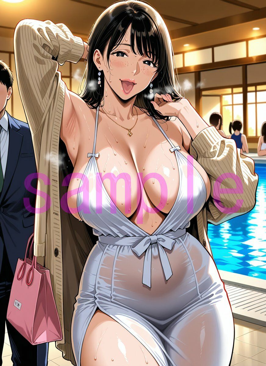 サンプル画像4:美魔女たちがひたすらワキを見せてくるCG写真集(絶倫影法師2次) [d_591974]