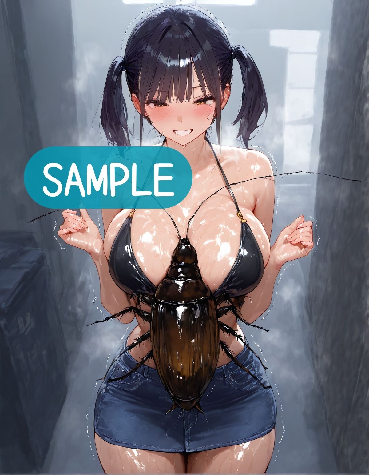 サンプル画像4:ゴキとあそぼ  ギャル編(ショックしゅう) [d_592006]