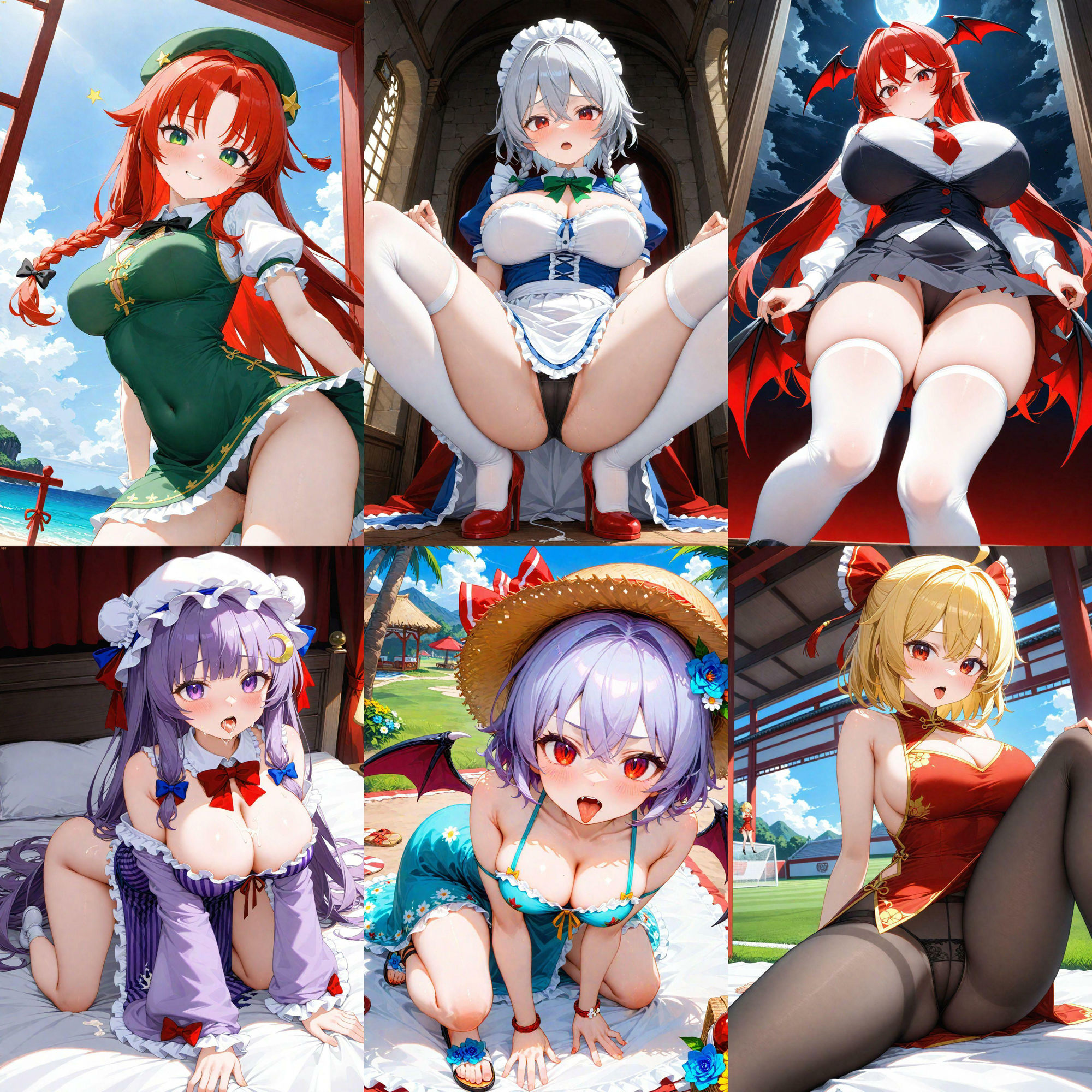 サンプル画像5:ノーモザイク！東方紅魔郷キャラの誘惑2(NOTモザイク製作所) [d_592008]