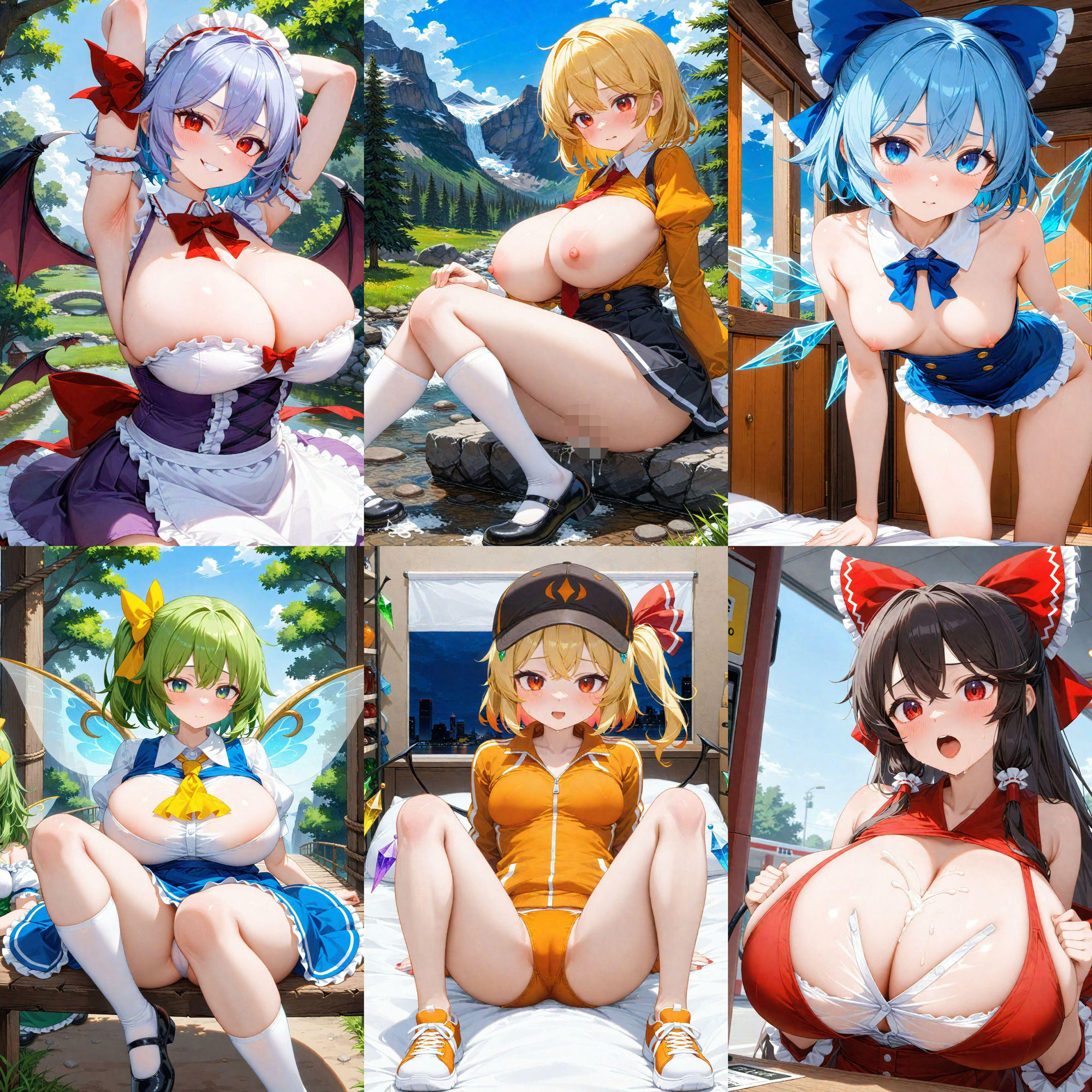 ノーモザイク!東方紅魔郷キャラの誘惑2 画像7