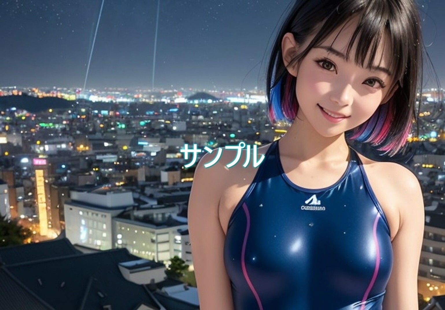 サンプル画像6:日々是競泳水着の彼女【2月】(バスターデュエル) [d_592010]