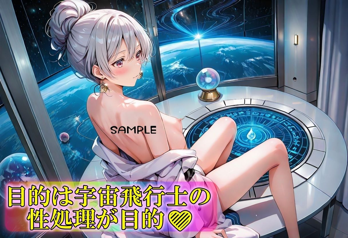 サンプル画像2:最新アンドロイドの宇宙SEX(やまじちさと) [d_592014]