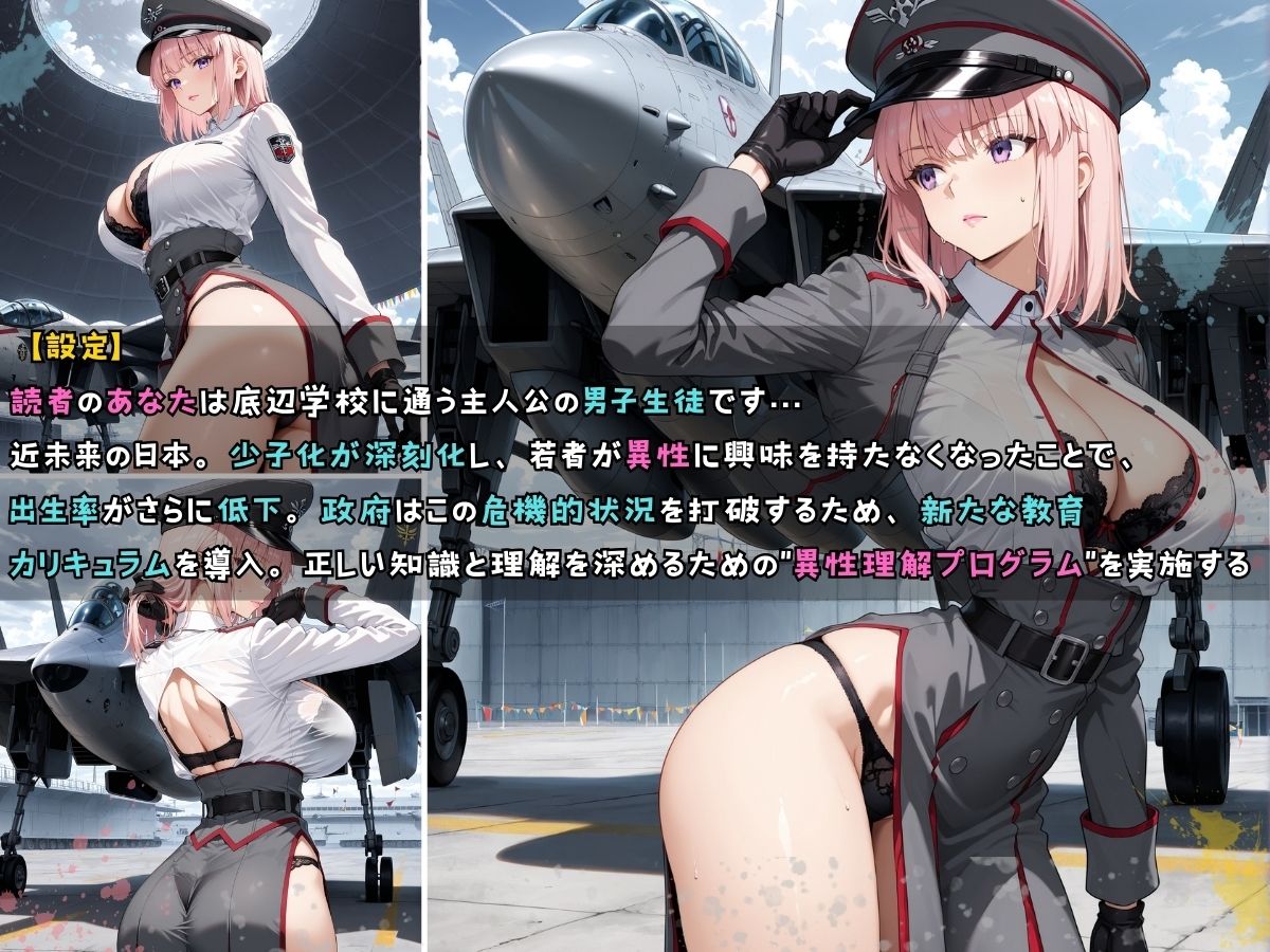 サンプル画像6:女子校生 軍服を着てエッチなことをする話(StableWorks) [d_592039]