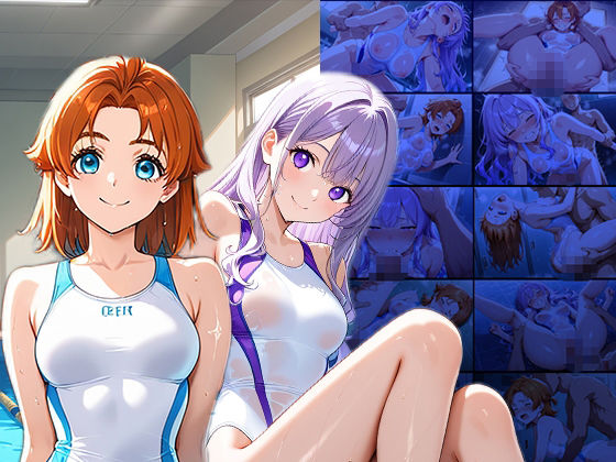 清純白競泳水着美女が鬼畜水泳インストラクターに種付け開発【4K】 画像1
