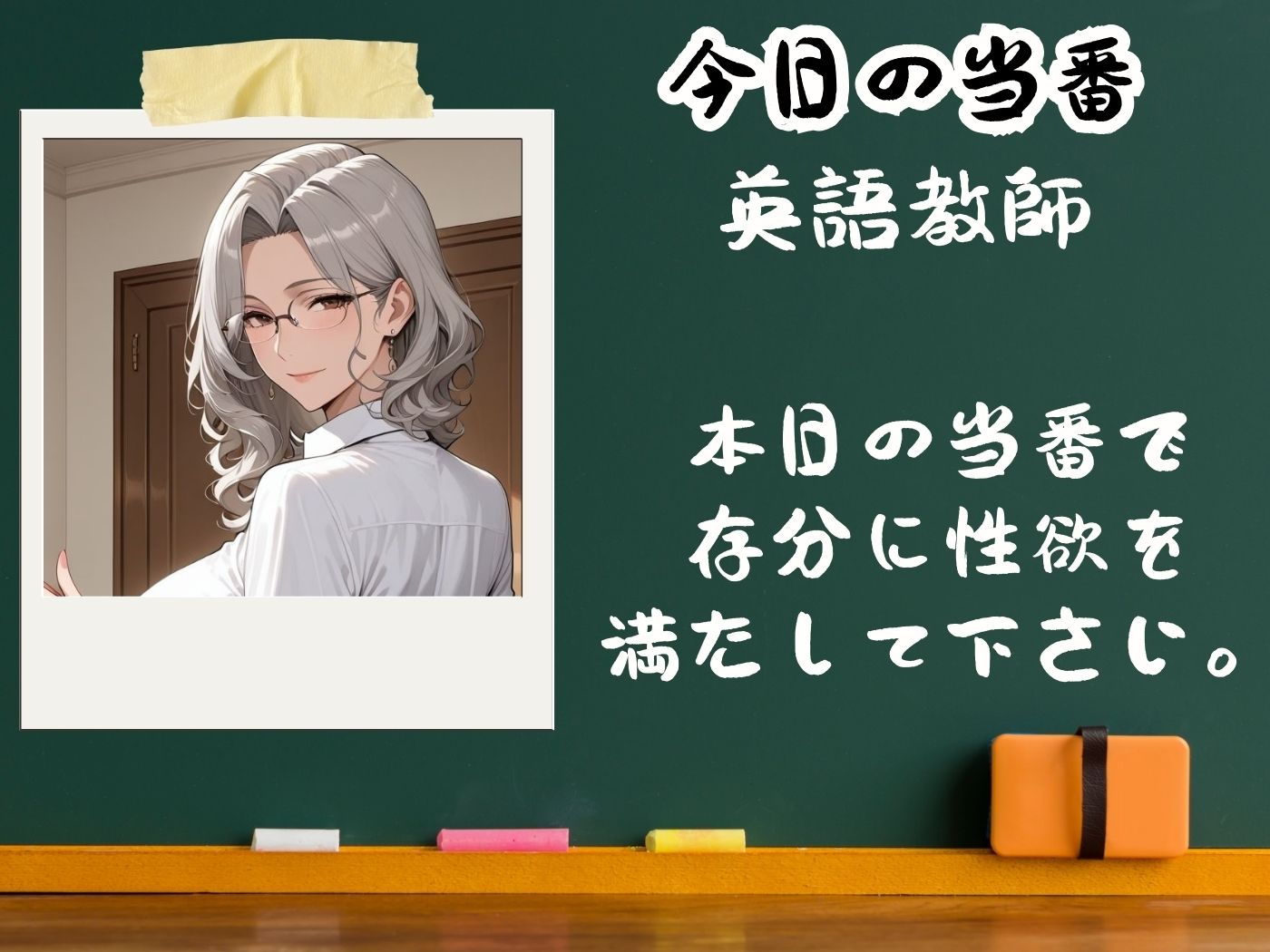 サンプル画像2:今日の性直担当は君達だ〜人妻×英語教師編〜(トッポギ) [d_592063]