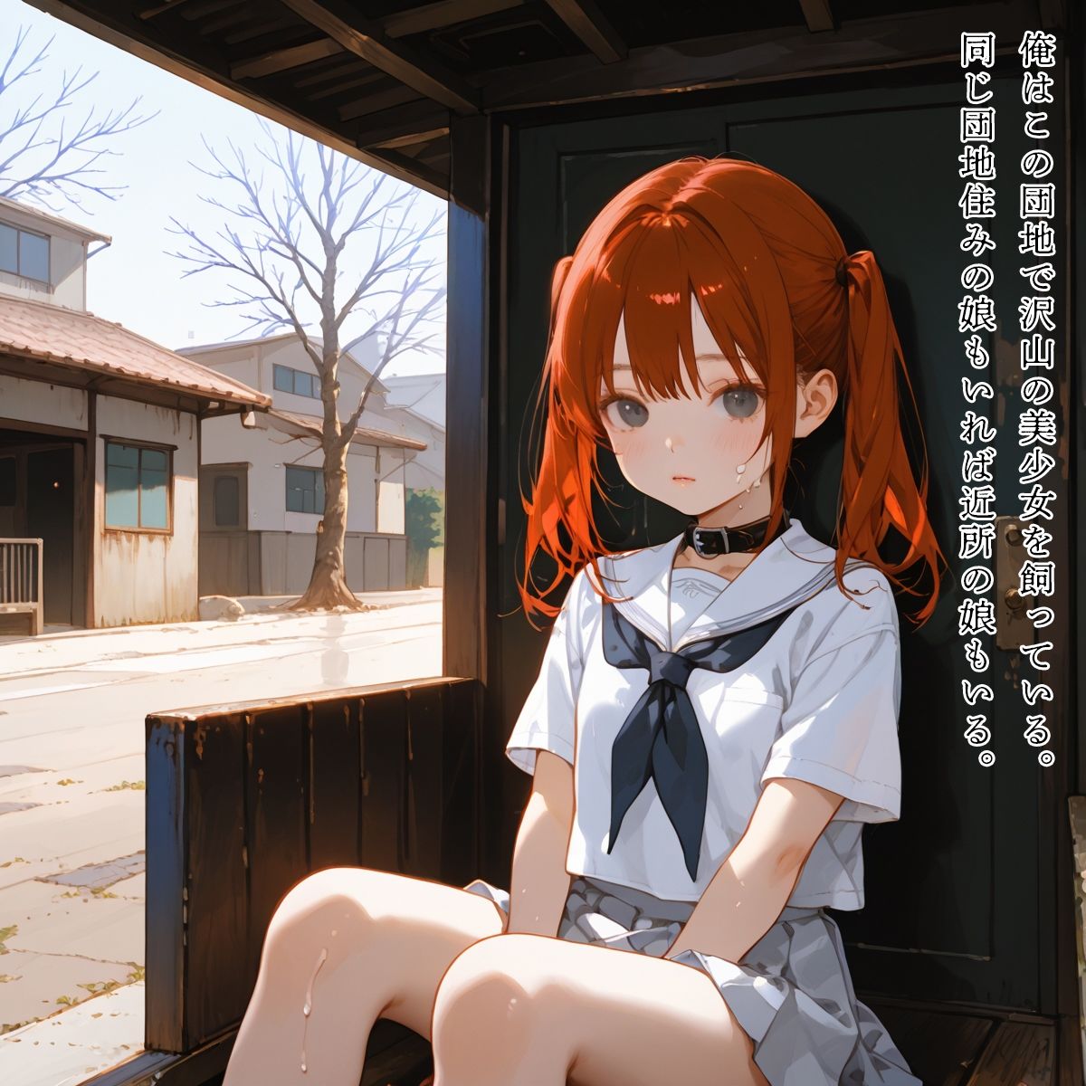 サンプル画像1:【ハメ撮り60枚】美少女飼育日記  1ページ目(ひよこにこばん) [d_592072]