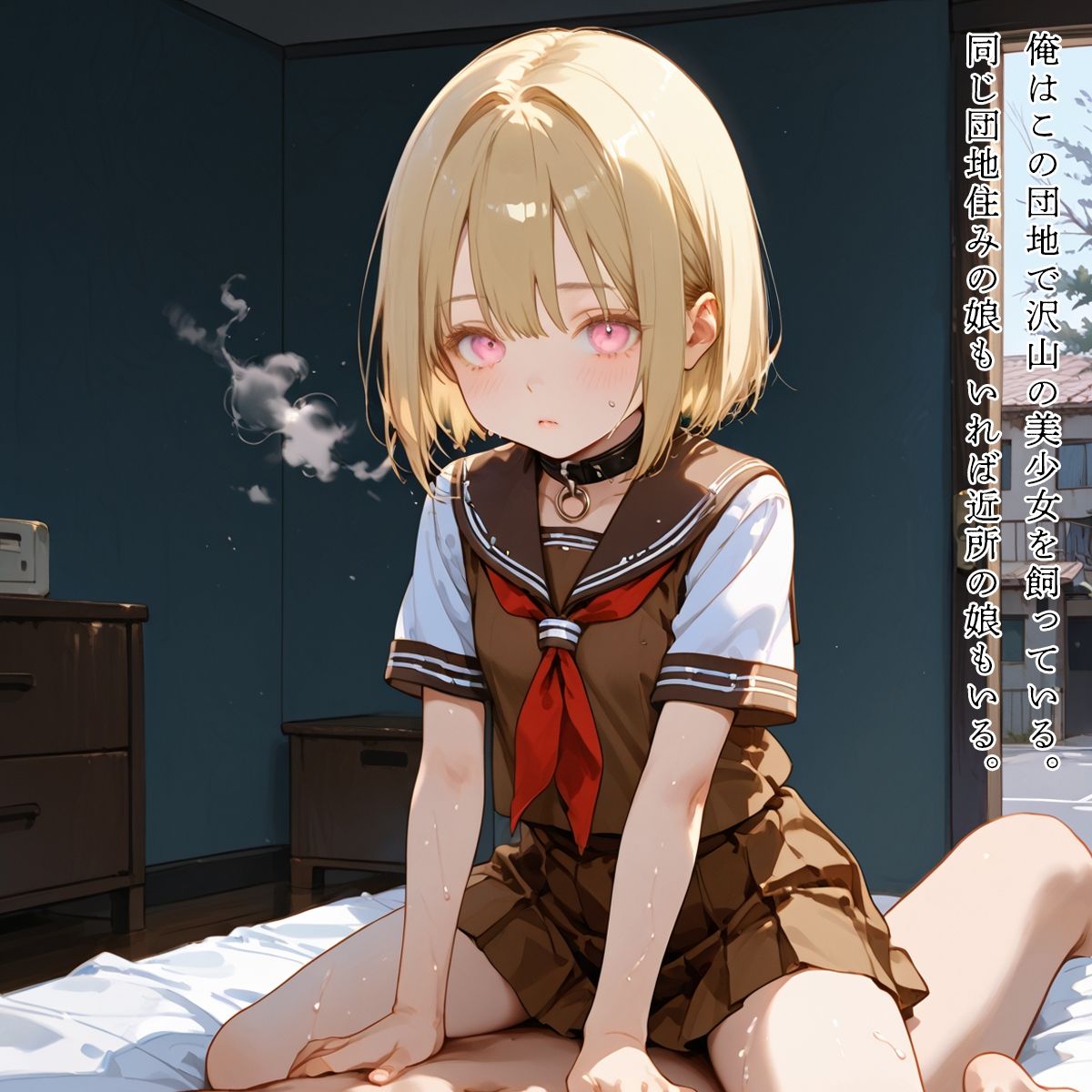 サンプル画像1:【ハメ撮り300枚】美少女飼育日記  2ページ目(ひよこにこばん) [d_592075]