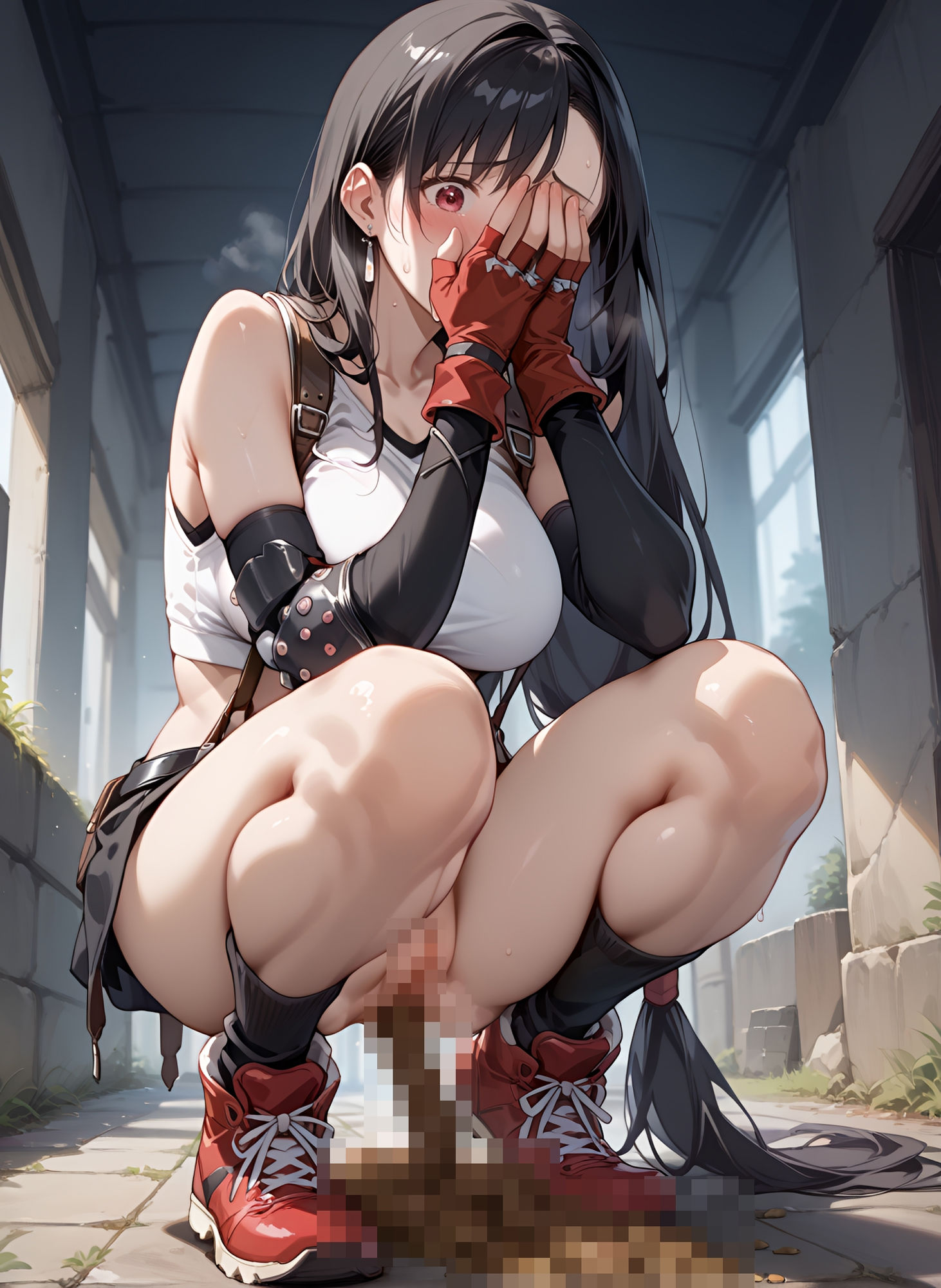 サンプル画像4:【スカトロ注意・50枚】ティフ〇 排便＆うんちおもらし(スカトロ製作所) [d_592107]