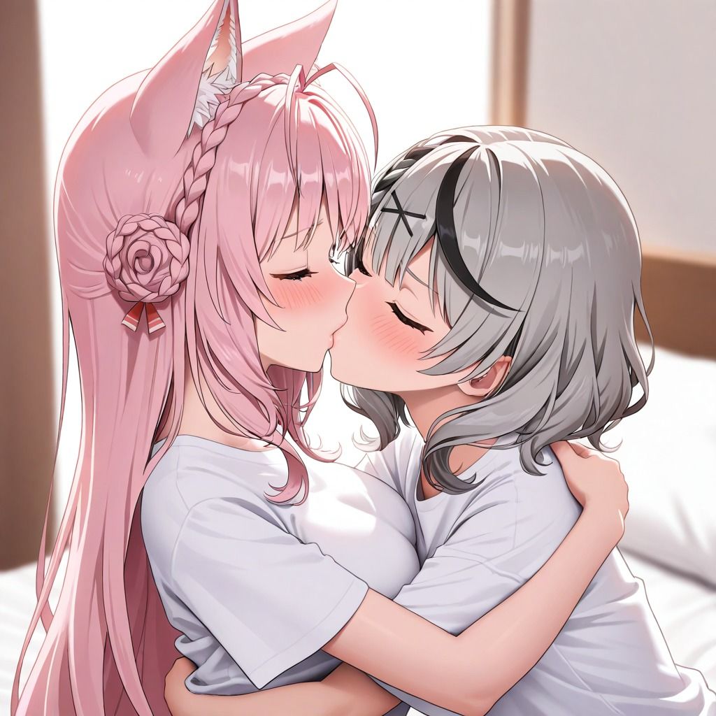 博○こよりと沙○叉クロヱ こよクロ百合えっち 画像2