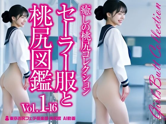 セーラー服と桃尻図鑑 Vol.1-16☆癒しの桃尻コレクション【東京お尻フェチ倶楽部桃尻館】