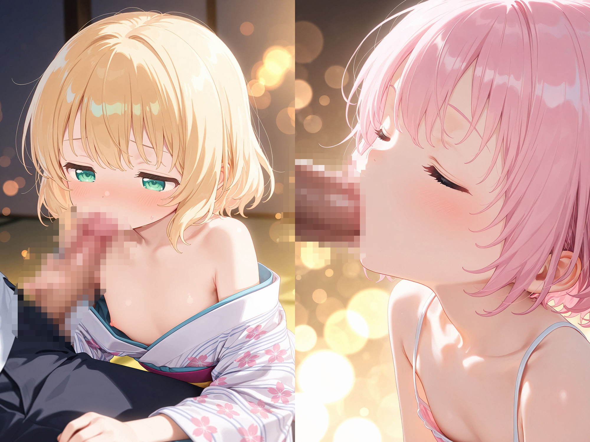 サンプル画像3:金森令嬢は股で稼ぐ(朝のテント) [d_592373]