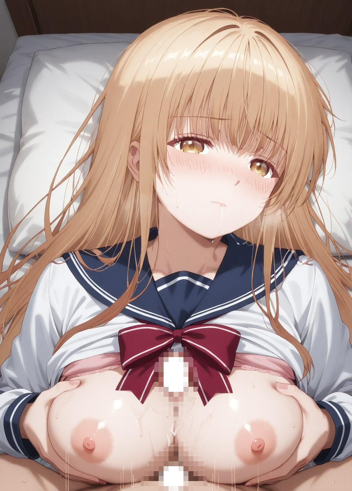 サンプル画像1:「お隣の天使様にいつの間にか駄目人間にされていた件」椎名真昼セーラー服着衣H写真集2（全500枚）(人の海) [d_592390]