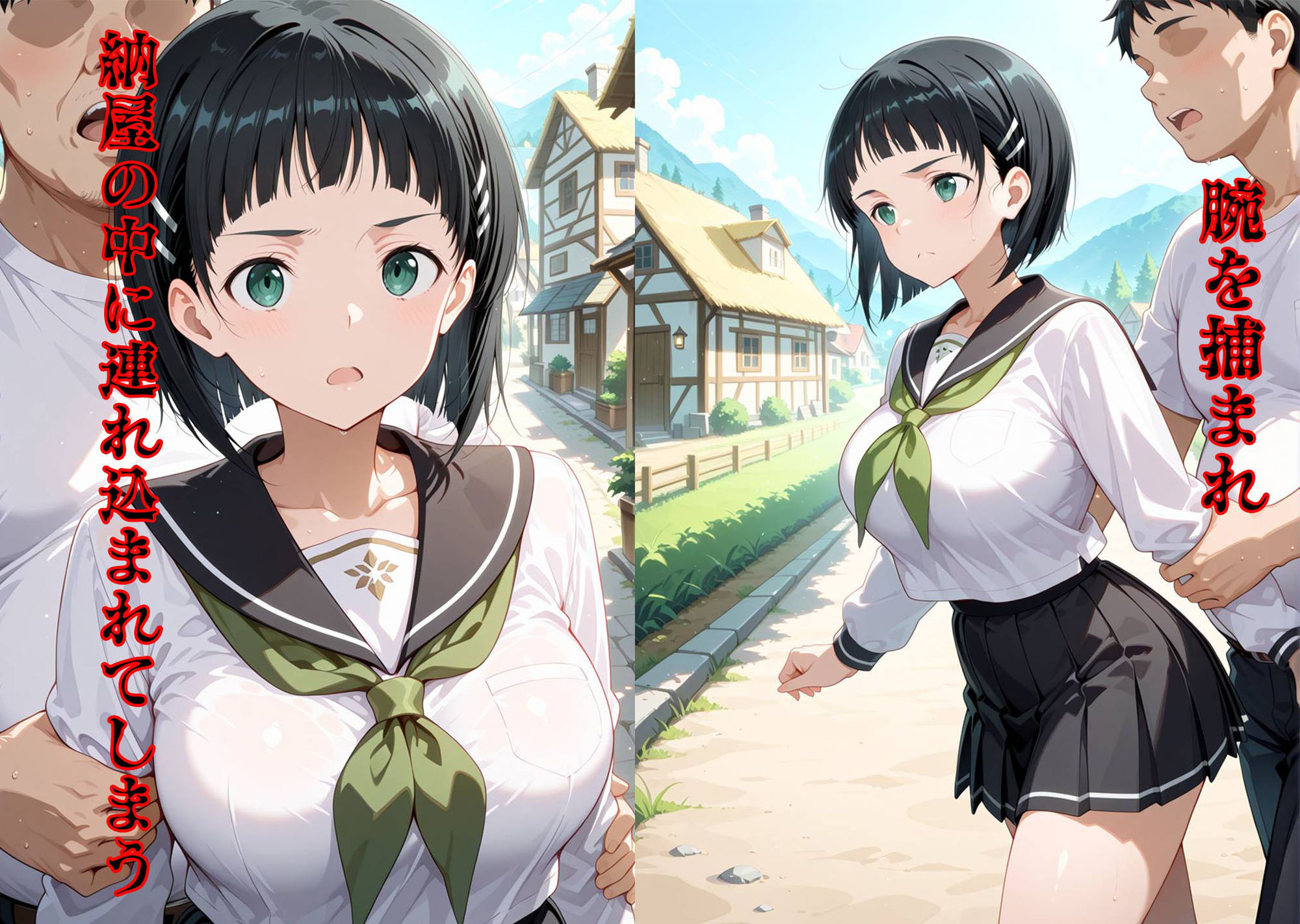 サンプル画像3:ただ歩いていただけなのに・・・  直〇編(にゃんにゃん) [d_592403]