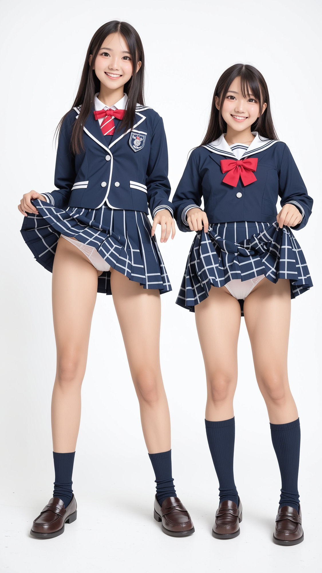 プリクラおふざけパンチラ 〜仲良し制服女子編〜 画像3