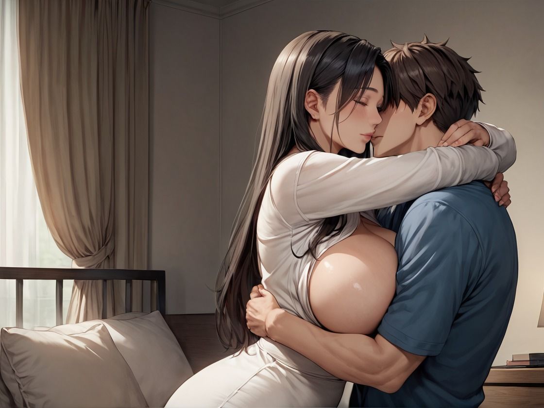 サンプル画像1:隣に住む大学生君のムキムキ筋肉に欲情した人妻の話(バナナみるく) [d_592422]