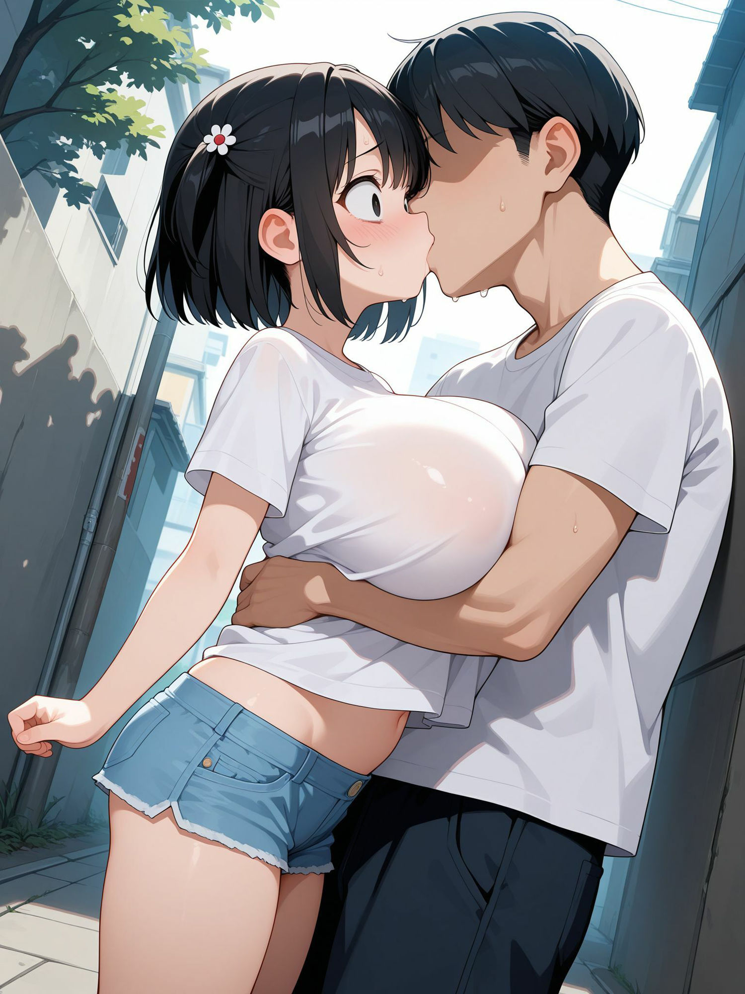 サンプル画像2:小さくて大きい子と仲良くなるだけ(zangechan) [d_592437]