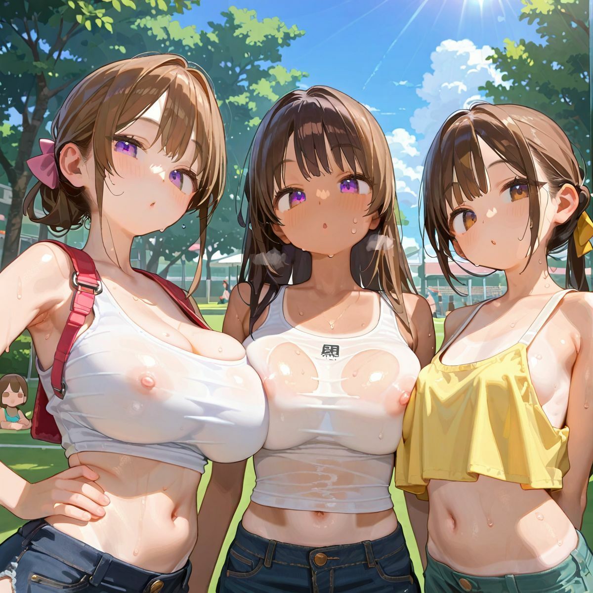 サンプル画像5:爆乳ギャルと田舎で子作りハーレム生活02(みかさ屋) [d_592439]