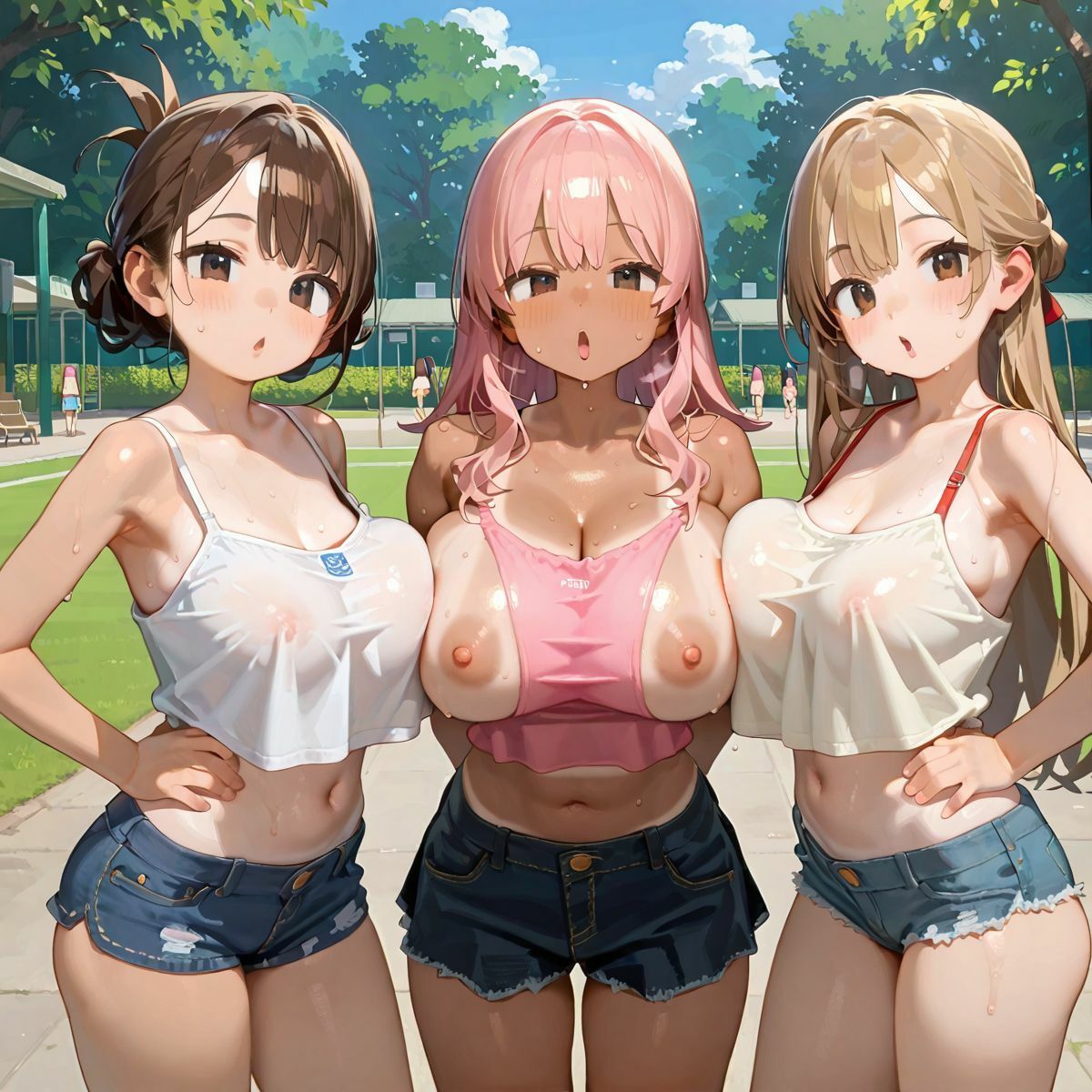 爆乳ギャルと田舎で子作りハーレム生活02 画像8