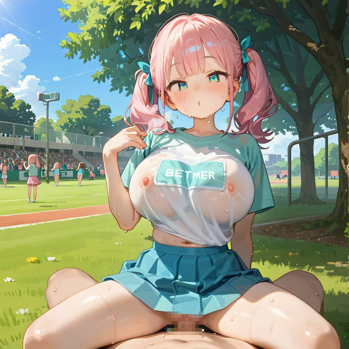 サンプル画像2:爆乳ギャルと田舎で子作りハーレム生活04(みかさ屋) [d_592443]