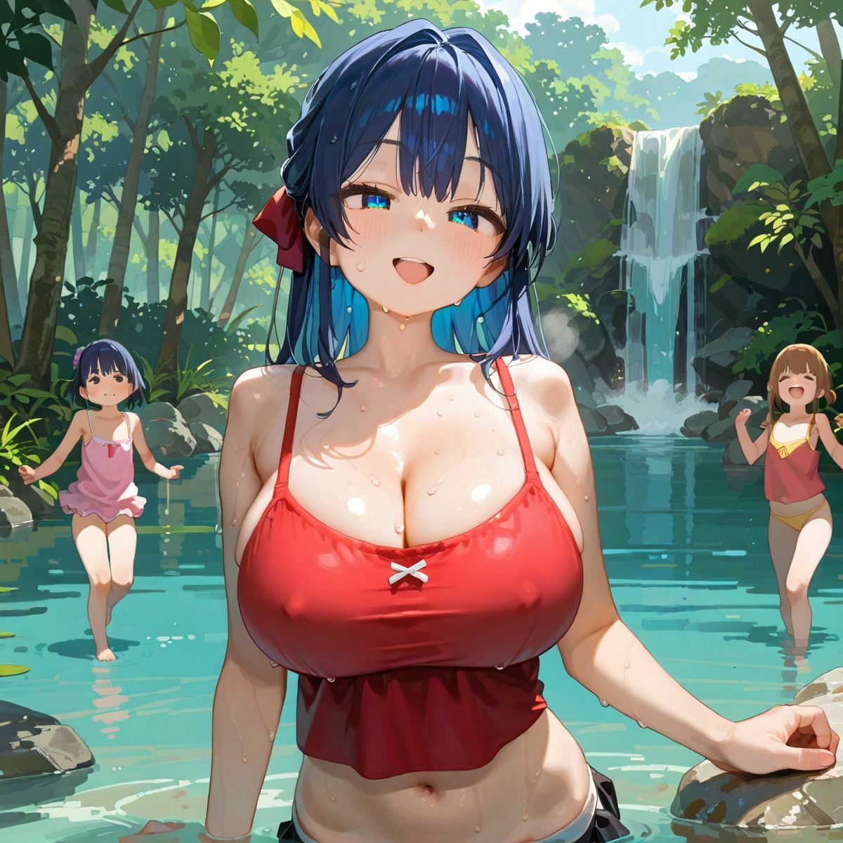 サンプル画像5:爆乳ギャルと田舎で子作りハーレム生活04(みかさ屋) [d_592443]