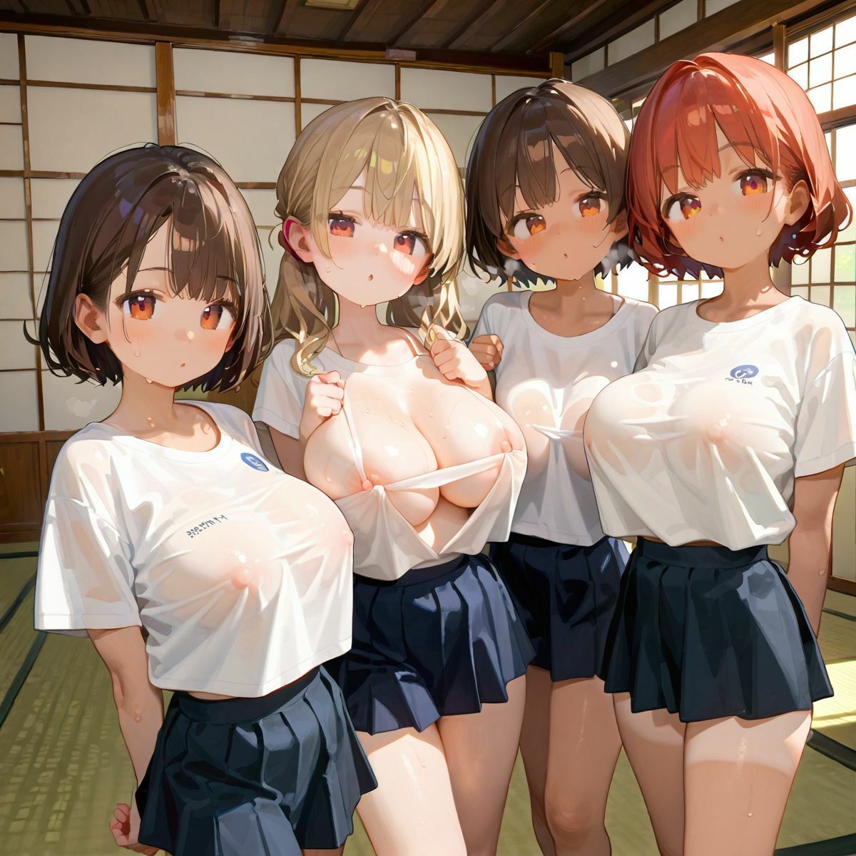 爆乳ギャルと田舎で子作りハーレム生活04 画像9