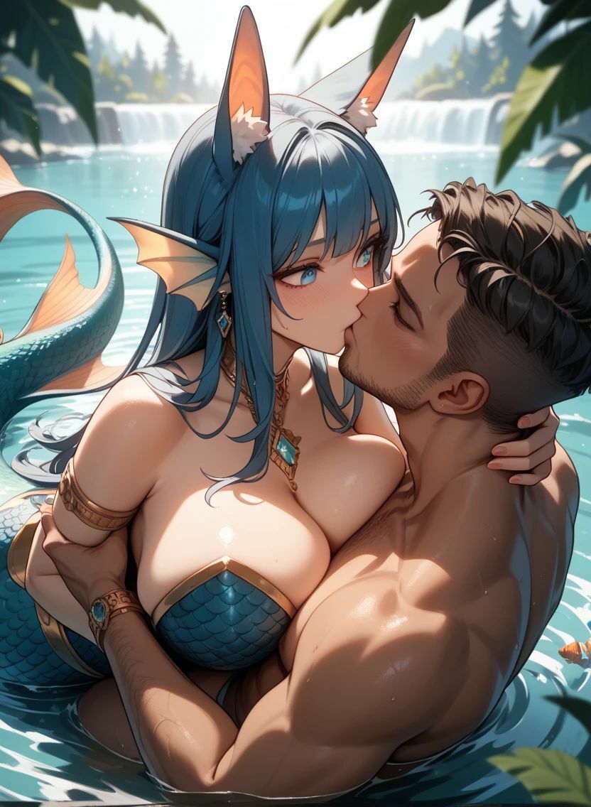 サンプル画像3:禁断の海で堕ちるフェラ人魚姫(月夜にだけ許されること) [d_592496]