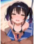 ジト目の微乳美少女とビーチで！6