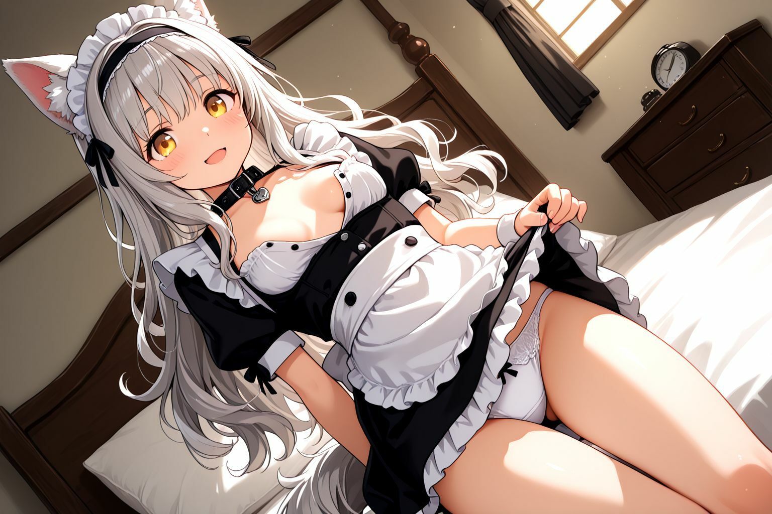 うちのえっちな専属ちっぱいウルフメイドさん 画像5
