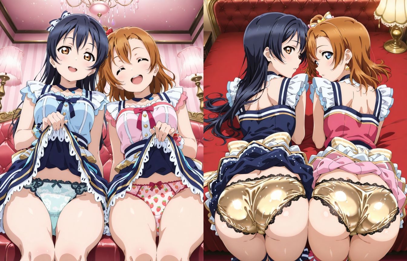 サンプル画像3:スクールアイドルのパンツ2(五本木ポメ) [d_592553]