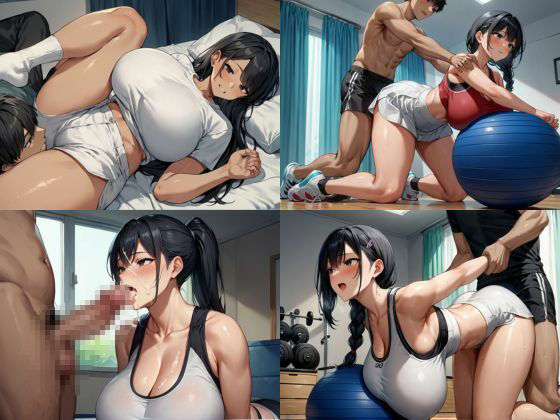 トレーニングジムで出会った爆乳美女とHな筋トレ 画像7