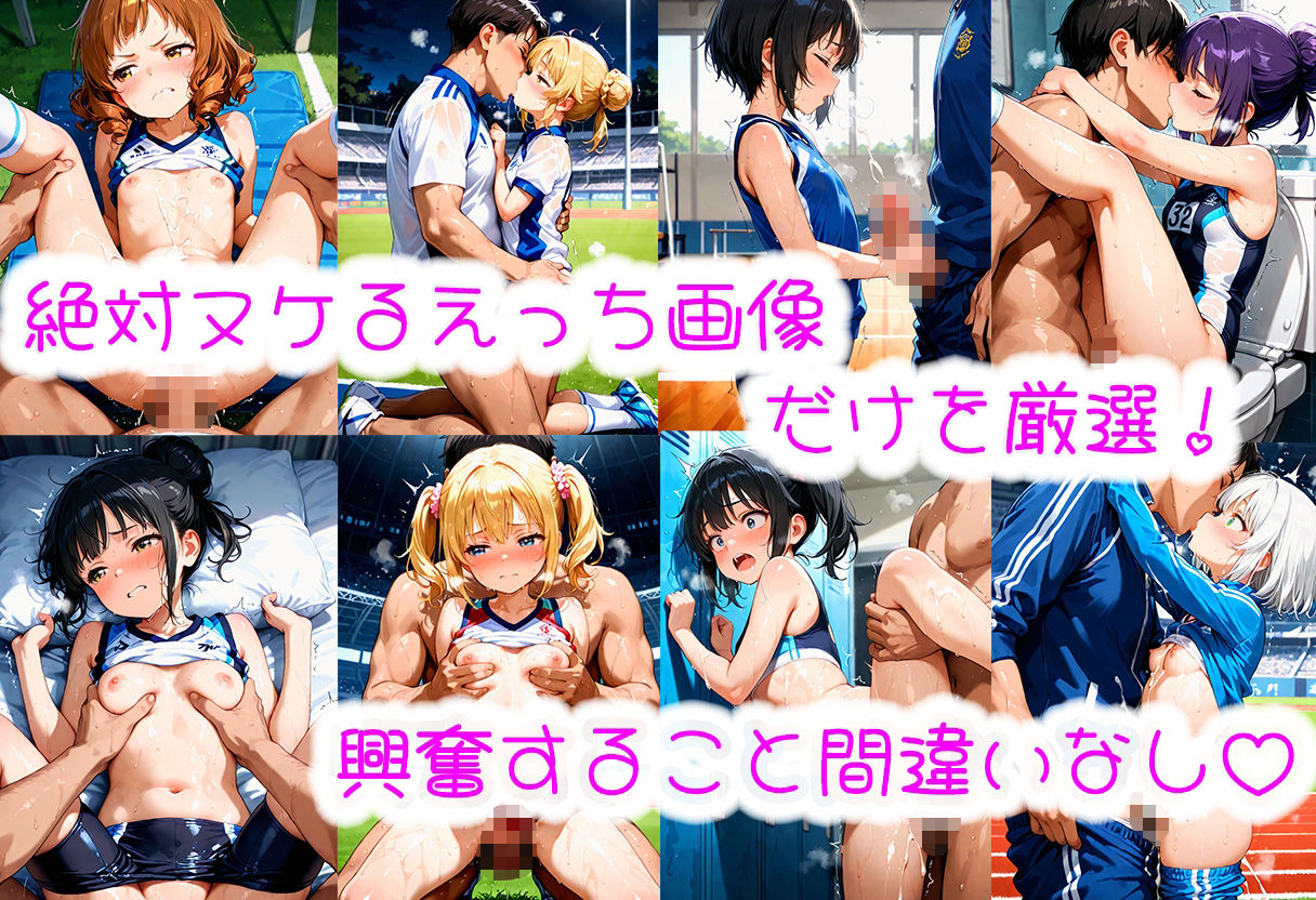 サンプル画像5:汗だく陸上部の妹が生意気なのでわからせセックス！汁大量ぬるぬるおまんこに種付け(みるく娘) [d_592583]