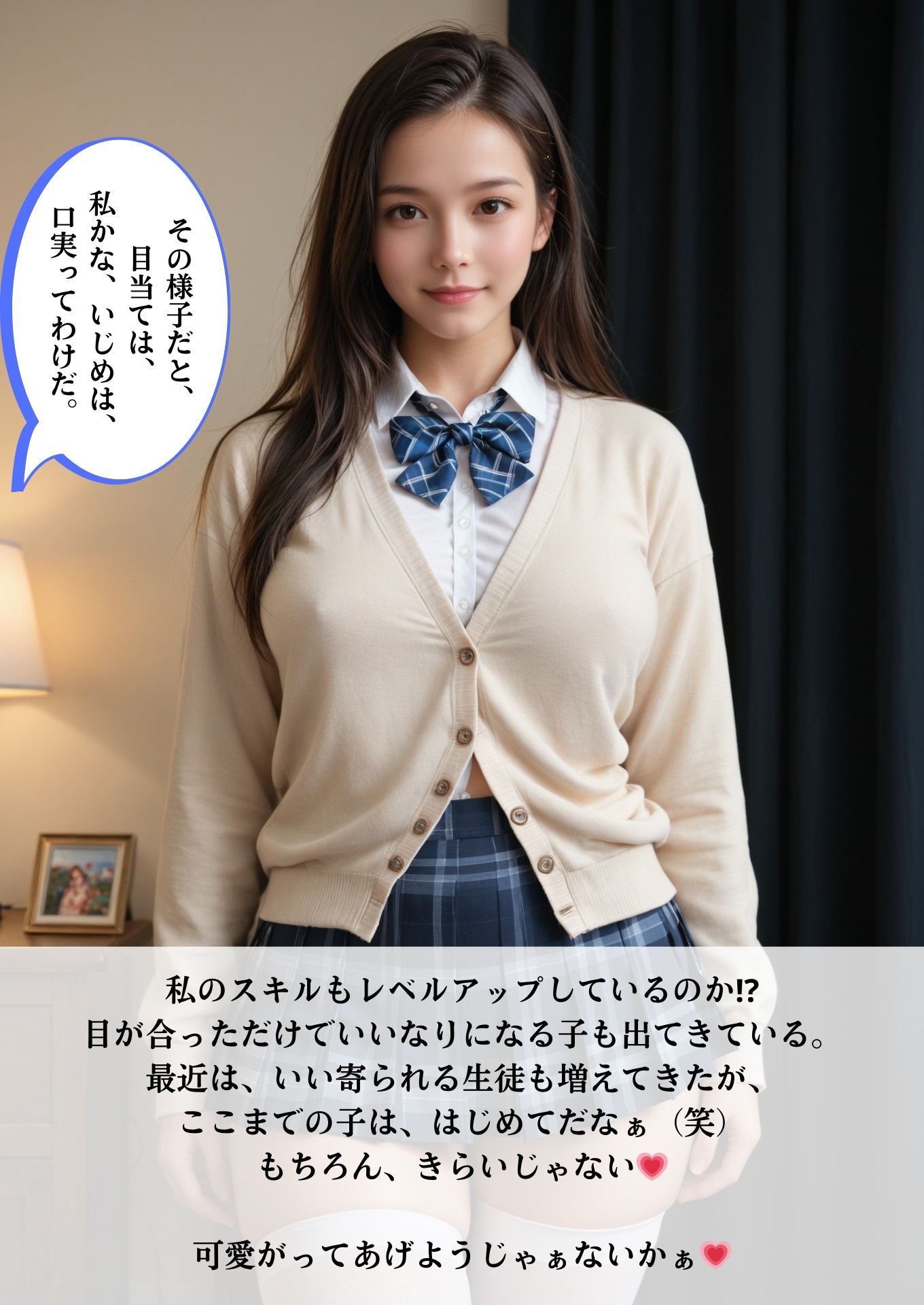 サンプル画像6:催淫洗脳    欲しがりいじめっ子懲罰(シロウトAI美女AMU) [d_592593]