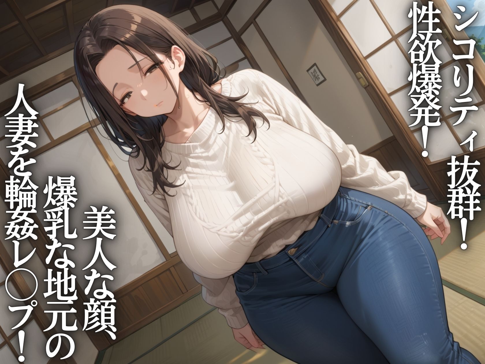 いいなり美人妻は町内会の肉便器 画像1