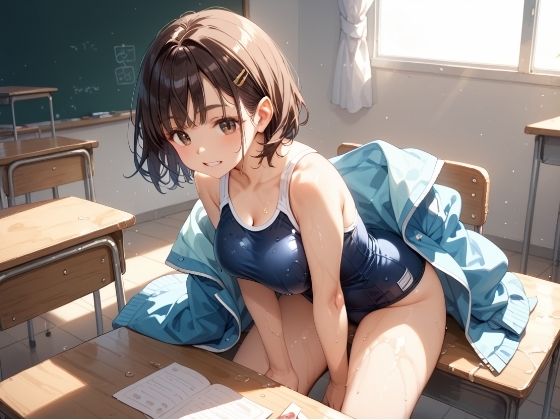 水泳部のすじまん 童顔女子校生 画像8