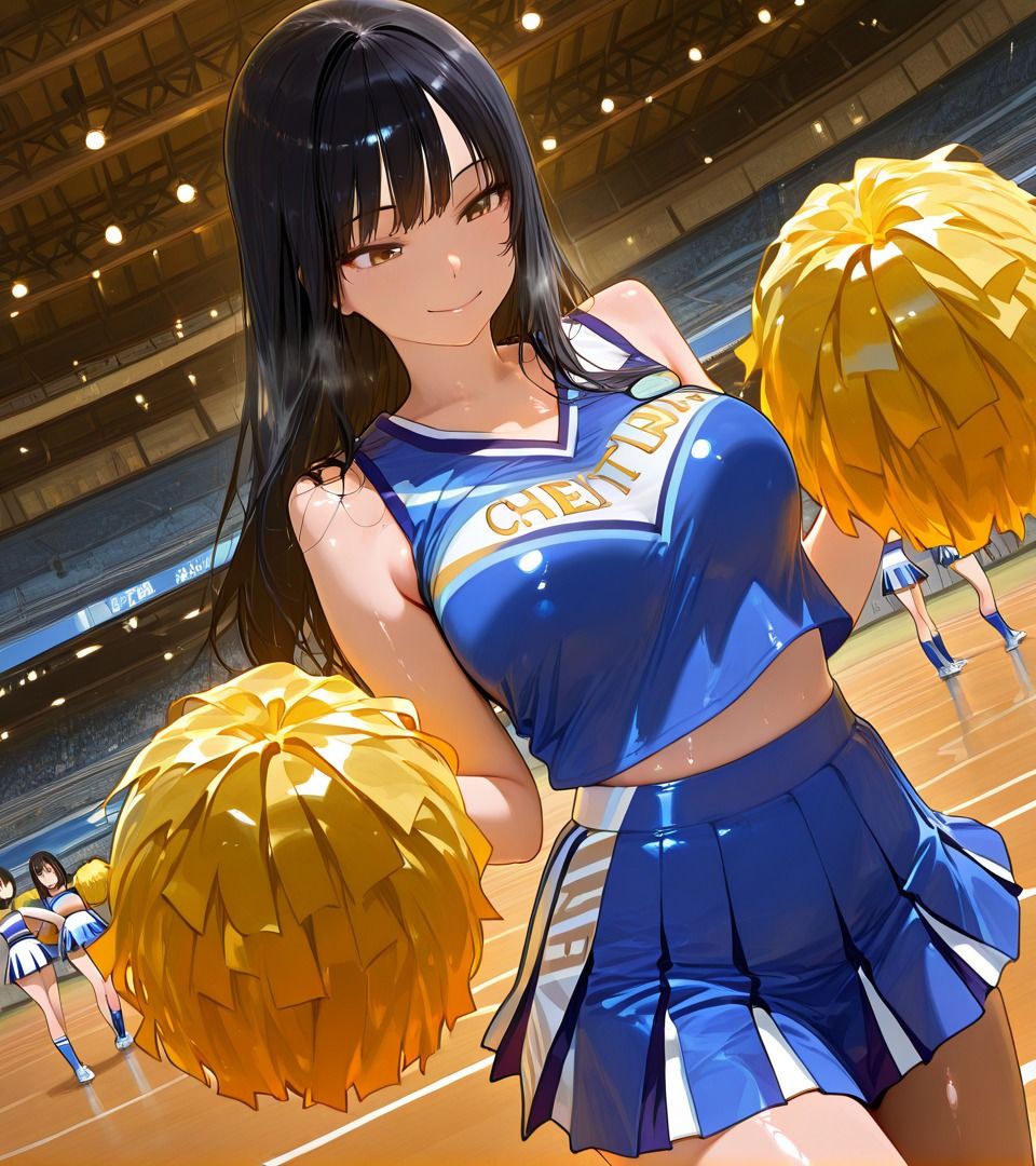 サンプル画像1:とあるチア部の乱交記録(謎の光) [d_592627]