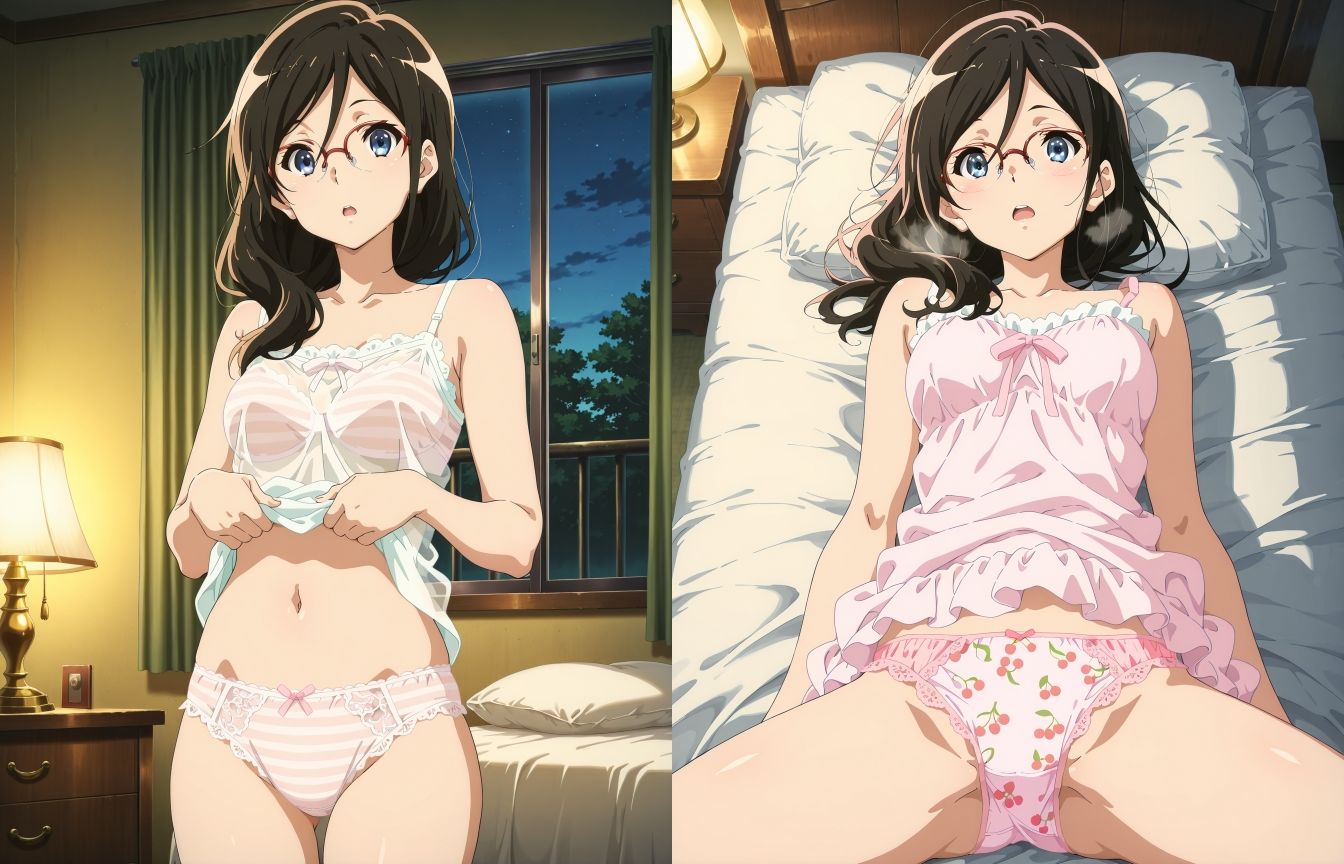 サンプル画像4:吹奏楽部員のパンツ3(五本木ポメ) [d_592637]