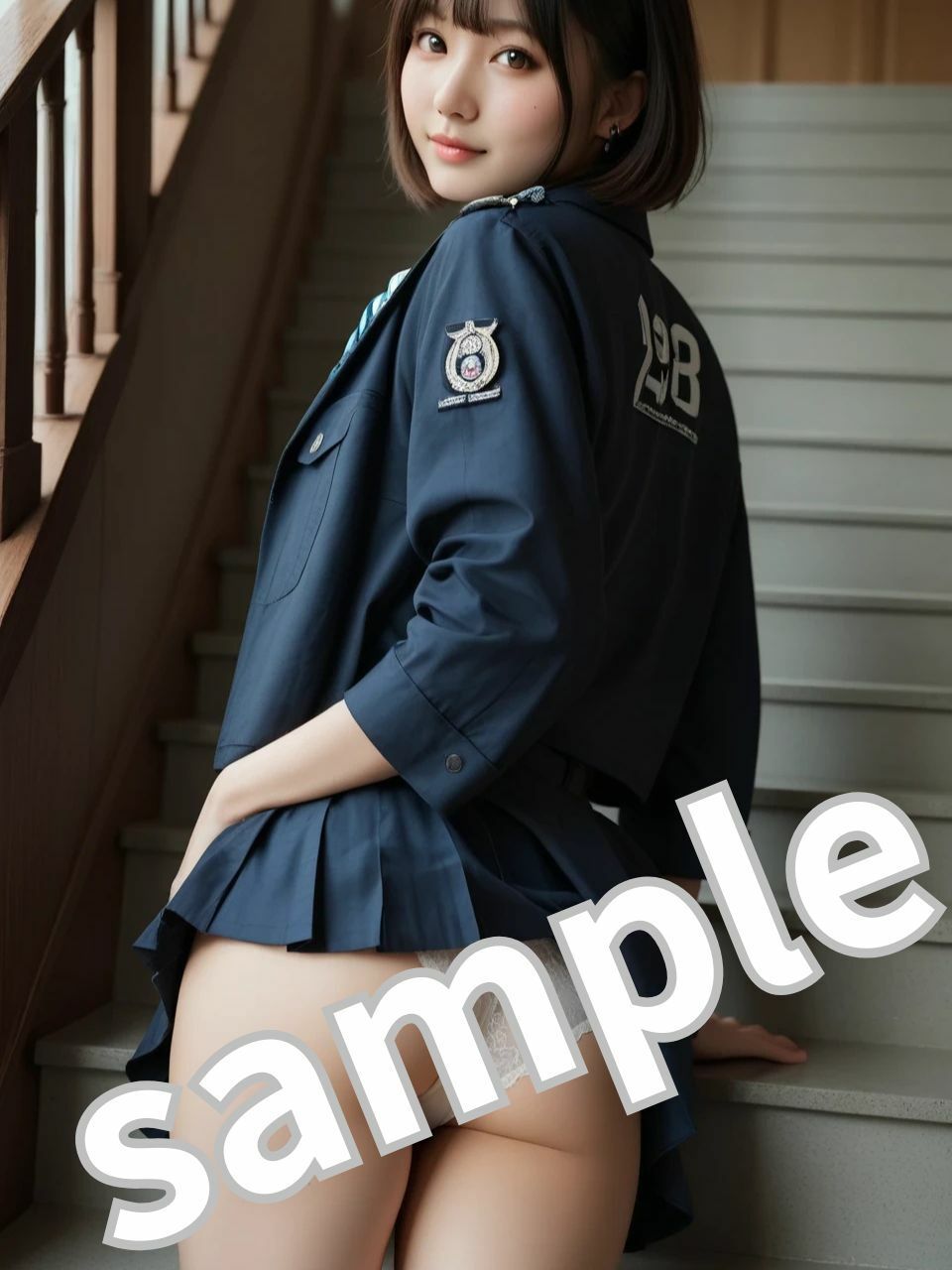 サンプル画像3:AI制服美少女 お試しモード（イメージビデオ収録）(kuniyoshi) [d_592684]